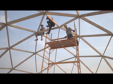 Geodesic Dome Raising