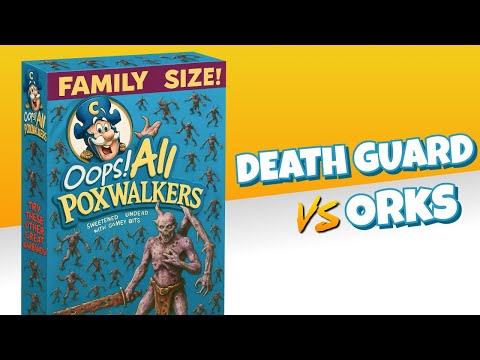 NEW Death Guard vs Orks - Warhammer 40k Battle Report