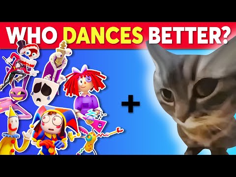 Who DANCES Better? 💃🎶 The Amazing Digital Circus, Chipi Chipi Chapa Chapa Edition