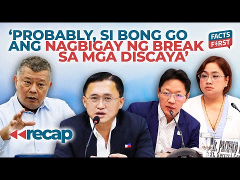 Are the Discayas protecting Sen. Bong Go?