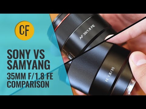Sony vs Samyang: 35mm f/1.8 FE lens comparison