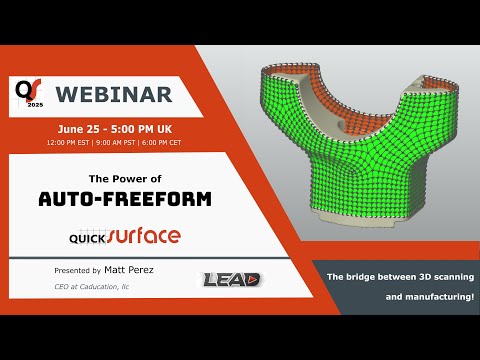 QUICKSURFACE Lite vs Pro: Auto-Freeform Explained | Webinar with Matthew Perez