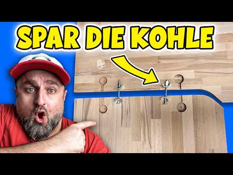 WHY didn't anyone show me this BEFORE? Connecting kitchen countertops EASILY and PRECISELY