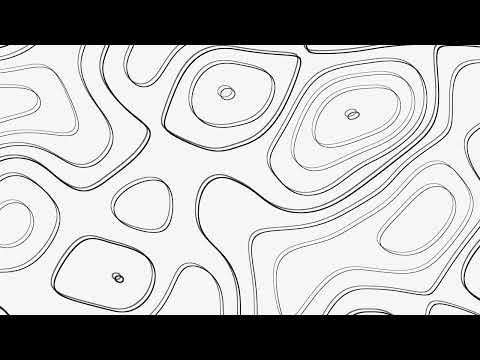 10-Hour Minimalistic Topographic Wallpaper – Monochrome Contour Lines