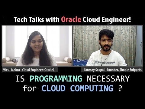 Tech Talks with a Cloud Engineer of Oracle - Mitsu Mehta | Q&A video