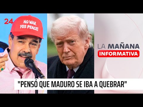 "Trump pensó que Maduro se iba a quebrar con la presión, pero nada ha pasado" | 24 Horas TVN Chile