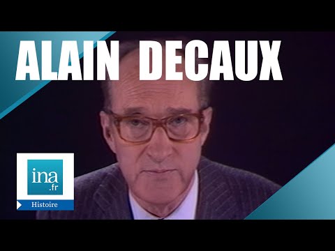 "Brasillach, la mort en face" raconté par Alain Decaux | Archive INA