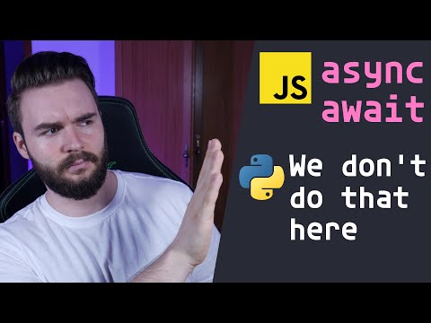 Why does JS "need" async-await and other languages ​​don't?