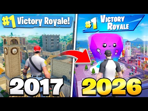 WINNING in Every Fortnite Chapter!