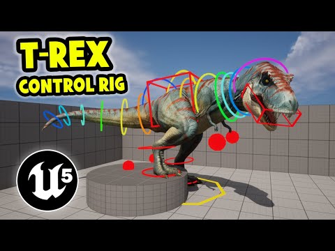 Unreal Engine 5 Tutorial | Rig a T-Rex with Control Rig