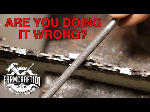 No Nonsense Guide to Chainsaw Sharpening.  How To Sharpen A Chainsaw Properly. FarmCraft101