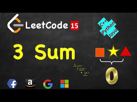 3Sum | LeetCode 15 | C++, Java, Python