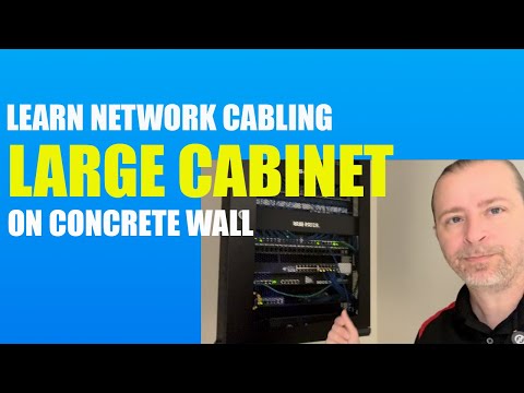 Learning Network Cabling - Large Wall Cabinet