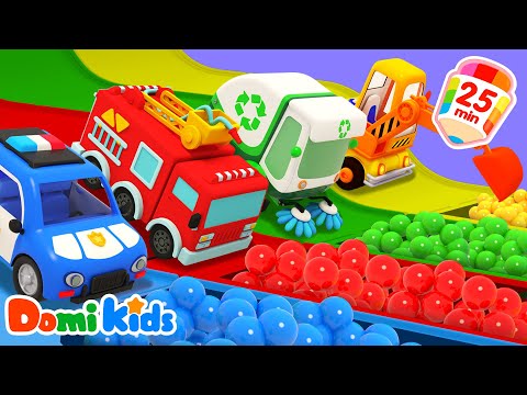 汽車爲什麽是彩色的?🌈🚗| 我們需要清洗它!| 一起動手吧!| 趣味幼兒成長動手游戲 | 動畫 | 卡通