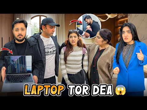 ZAINAB NY AREEB KA LAPTOP TOR DEA 😱 | Papa & Mama Ny Class Laga De 😡 | Anaviya Ki Vaccination Hogai😭