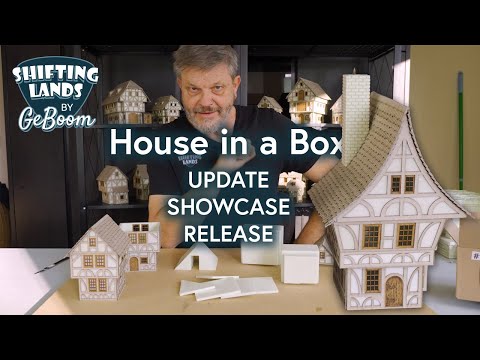 House in a Box (TTRPG Building Crafting Sets): Update, Showcase & Release