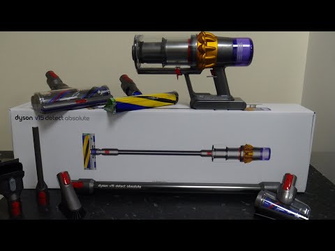 Dyson V15 Detect Absolute Cordless Vacuum Review and Demonstration