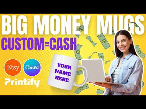 Etsy Mug Design Tutorial: Create a Personalized Print-On-Demand Etsy Bestseller!