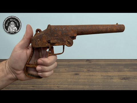 Old Rusty Pistol Restoration - Gun Restoration