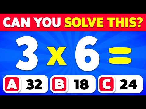 Can You Pass This Maths Quiz...? ➗✖️🧠 | Easy, Medium, Hard, Impossible | Quiz Blitz
