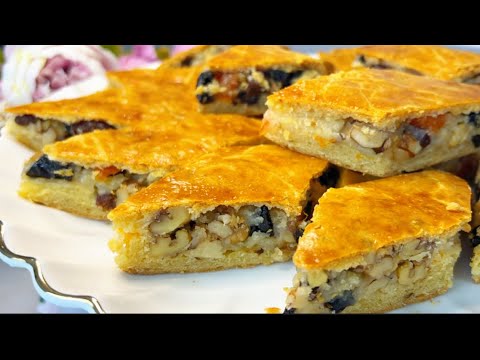 Это Чудо а не Выпечка!Готовьте сразу Две Порции!Вы Будете Восторге!Пирог с орехами и Сухофруктами!