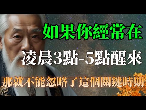 如果你經常在這個時間醒來，這不是巧合！這個關鍵時期竟是宇宙的傳輸。