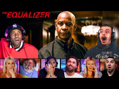 TOP "DENZEL VS RUSSIAN GANG" FIGHT SCENE REACTIONS! *THE EQUALIZER (2014)* MOVIE REACTION MASHUP!