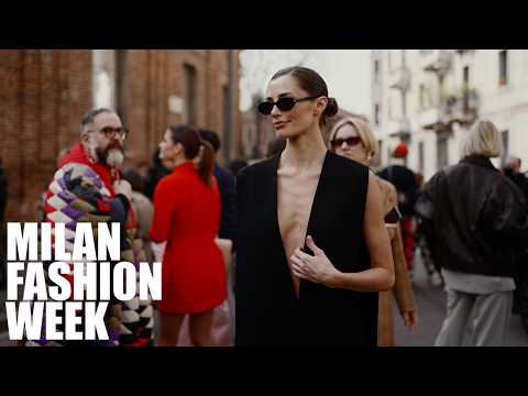 Street Fashion in Milan l Fashion Week 2025 l StreetStyle
