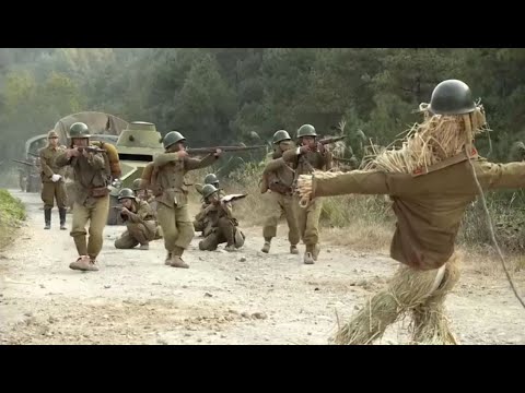Chinese Army ambushed Japanese,using scarecrows to confuse them and annihilating an Japanese platoon