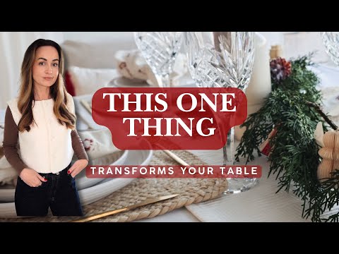 The Secret to a Luxurious Christmas Tablescape (Even on a Budget)