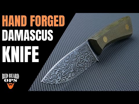 Hand Forged Damascus Knife | Knife Making