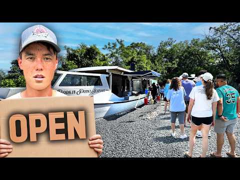 Surviving the longest week of the year to open my crab stand