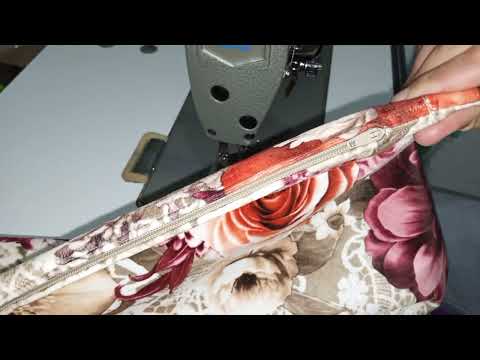 طريقة تركيب السلسلة للمخدة الصالون/ تعليم التفصيل والخياطة في مجال الاثاث والديكور الداخلي