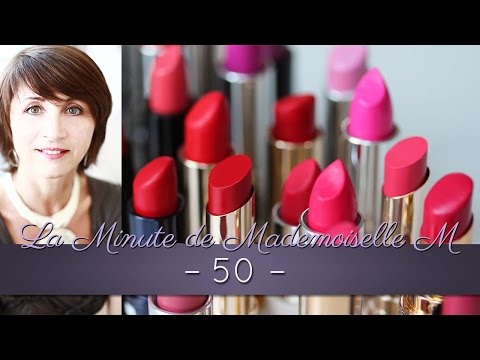 La Minute de Mademoiselle M50 - Quelles couleurs de rouge à lèvres et aux ongles ?