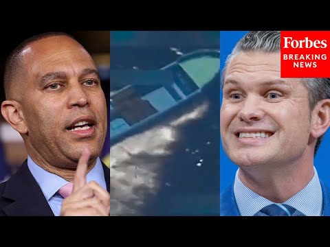 JUST IN: Hakeem Jeffries Calls For The Release Of Boat Strike Video Ahead Of Meeting With Hegseth
