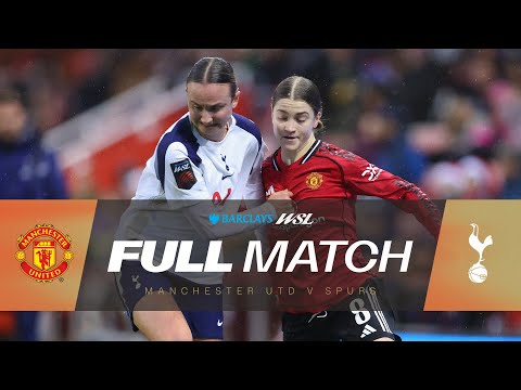 FULL MATCH: Manchester United v Tottenham Hotspur | Barclays WSL 25/26