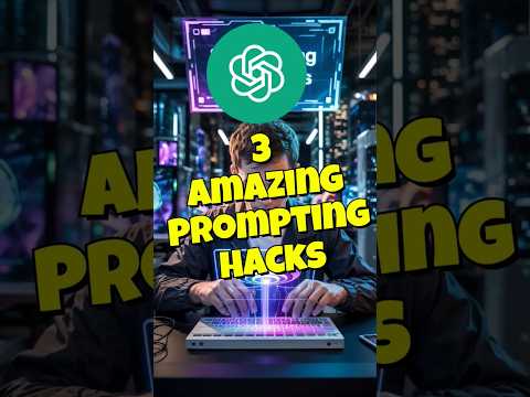 🔥3 Best Prompt Engineering Hacks for better results!