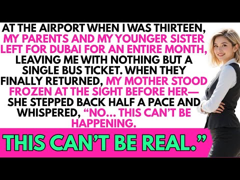 At the airport they flew to dubai, left me a bus ticket... when they returned, everything changed.!!