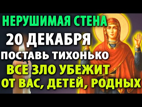 20 декабря ТИХОНЬКО ВКЛЮЧИ ДОМА ВСЕ ЗЛО УБЕЖИТ ОТ ДЕТЕЙ, РОДНЫХ Молитва Нерушимая Стена Православие