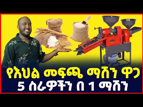 የእህል መፍጫ ማሽን ዋጋ | 5 ስራዎችን በ1 ማሽን| Rice Milling machine| Tirita Business Review| Ethiopia