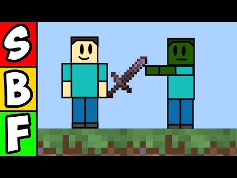 I Ranked the MOST POPULAR Minecraft Scratch Games