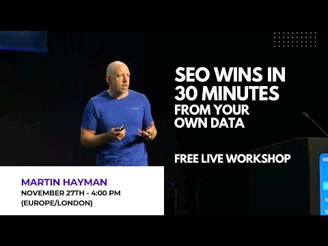SEO Wins in 30 Minutes from Your Own Data