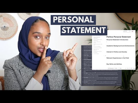 How To Write A Personal Statement Using ChatGPT and AI Tools