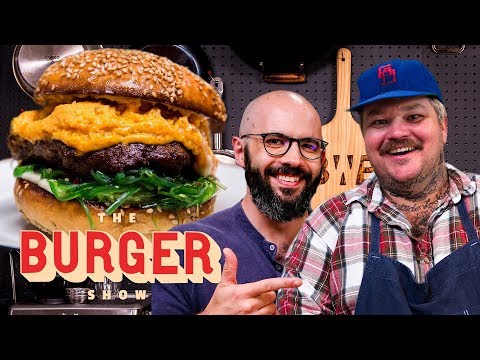 Binging with Babish and Matty Matheson's Krabby Patty-Inspired Burger Throwdown | The Burger Show