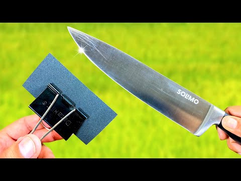 KNIFE Like Razor Sharp in 1 Minute! THIS Tool Works Like Magic