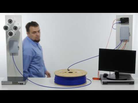 Fiber optic ethernet connections