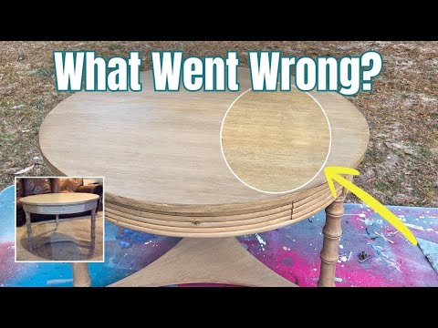 I Had to Stop This Coffee Table Makeover (part one) | Stain Gone Wrong