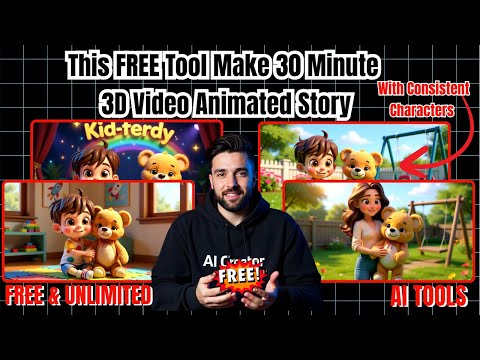 This Free AI Video Generator Creates 30 Minute Videos with Consistent Character from ONE Prompt!