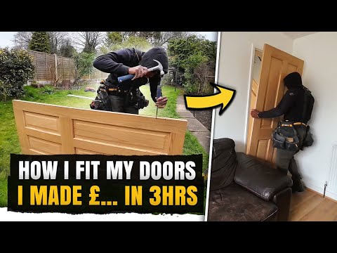 How i fit doors and how much I made for these two doors