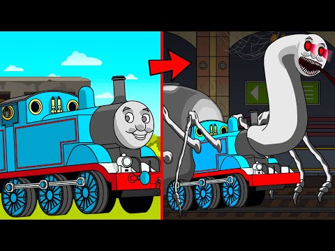 ALL SERIES EVOLUTION OF CURSED THOMAS THE TRAIN.EXE! Cartoon Animation